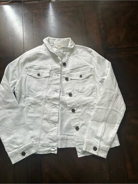 Matilda Jane White Collared Button Shirt with Branded Tag